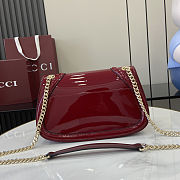 Gucci Blondie shoulder bag in red leather 26.5cm - 6