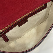 Gucci Blondie shoulder bag in red leather 26.5cm - 5