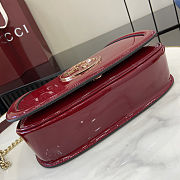 Gucci Blondie shoulder bag in red leather 26.5cm - 3