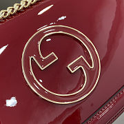 Gucci Blondie shoulder bag in red leather 26.5cm - 2
