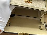 GUCCI Ophidia Supreme-Canvas and Leather Cross-Body Bag 17.5x13x6cm - 3