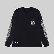 Chrome Hearts Las Vegas Sleeve Print Pocket Sweatshirt - 1
