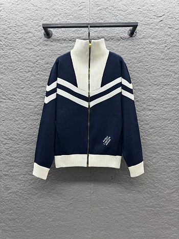 Knitted Cotton Sailor Blouson 1AHUGC