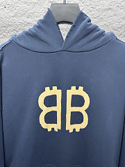 Balenciaga Crypto logo-print Distressed Hoodie  - 6