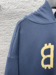 Balenciaga Crypto logo-print Distressed Hoodie  - 2