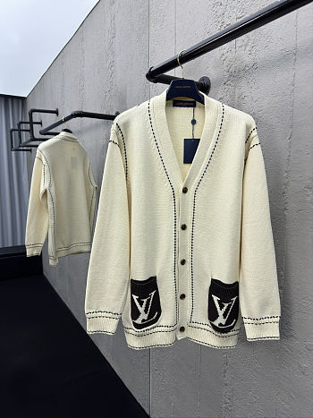 Louis Vuitton Pocket Wool Cardigan