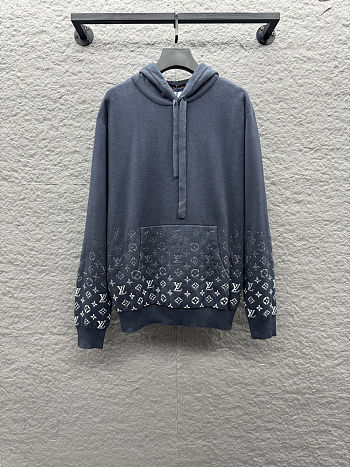 Louis Vuitton Gradient Cotton Hoodie Volcanic Ash 