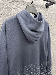 Louis Vuitton Gradient Cotton Hoodie Volcanic Ash  - 5