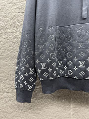Louis Vuitton Gradient Cotton Hoodie Volcanic Ash  - 3