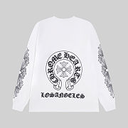 Chrome Hearts Las Vegas Sleeve Print Pocket Sweatshirt white - 5