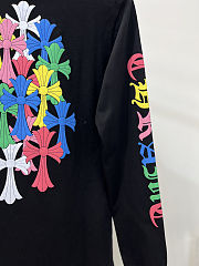 Chrome Hearts Multi Color Cross Cemetery L/S T-shirt  - 6