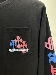 Chrome Hearts Multi Color Cross Cemetery L/S T-shirt  - 2