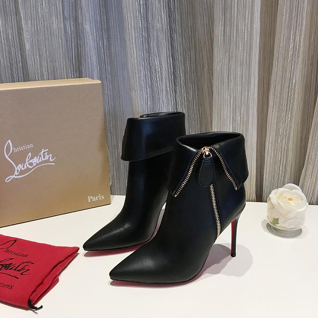 Christian Louboutin Zipper Booty height: 10cm - 1