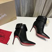 Christian Louboutin Zipper Booty height: 10cm - 6