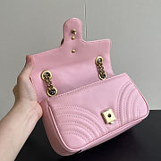 GG Marmont small shoulder bag Pink 26cm - 5