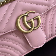 GG Marmont small shoulder bag Pink 26cm - 3