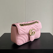 GG Marmont small shoulder bag Pink 26cm - 2