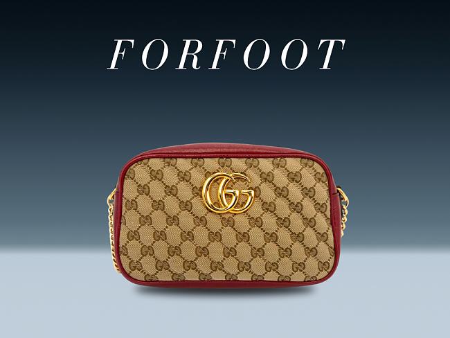 Gucci GG Marmont Canvas Leather Shoulder Bag size 24-13-7cm - 1