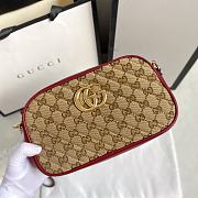 Gucci GG Marmont Canvas Leather Shoulder Bag size 24-13-7cm - 6