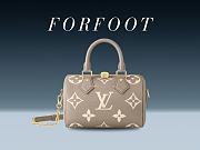 LV Speedy Bandoulière 20 Da Bicolor Monogram Empreinte 20.5*13.5*12CM - 1