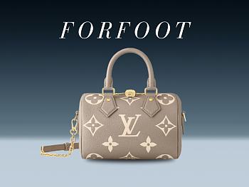 LV Speedy Bandoulière 20 Da Bicolor Monogram Empreinte 20.5*13.5*12CM