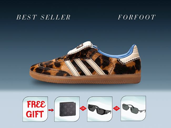 Adidas Samba Pony Wales Bonner Leopard Dark Brown - IE0578 - 1