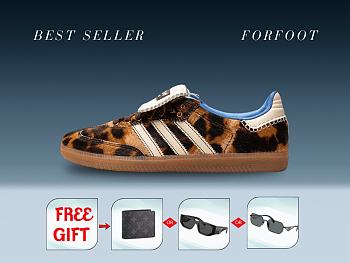 Adidas Samba Pony Wales Bonner Leopard Dark Brown - IE0578
