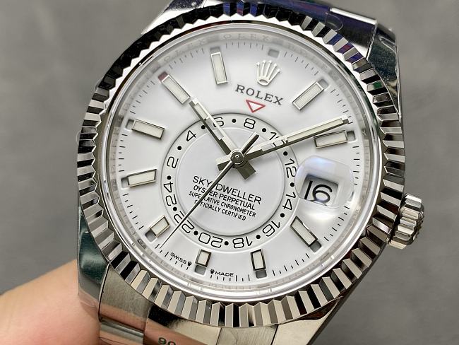Rolex Sky-Dweller watch: Oystersteel and white gold - m336934-0004 - 1