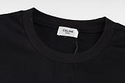 Celine Regular T-shirt In Cotton Jersey BLACK - 3