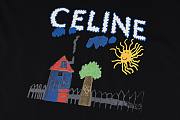 Celine Regular T-shirt In Cotton Jersey BLACK - 6