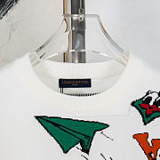 LV small airplane knitted sweater - 4