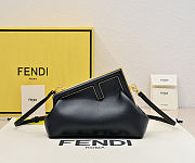 Fendi First Small Leather Black 26x9.5x18cm - 1