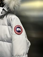 CANADA GOOSE CHELSEA PARKA WHITE - 4
