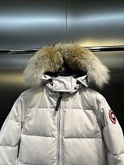 CANADA GOOSE CHELSEA PARKA WHITE - 6