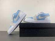 Air Jordan 1 Low White/Blue LB7692-400 - 2