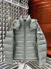 MONCLER MAYA DOWN JACKET GREY - 1