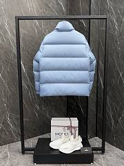 Moncler Citala short down blue jacket - 4