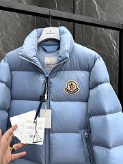 Moncler Citala short down blue jacket - 3