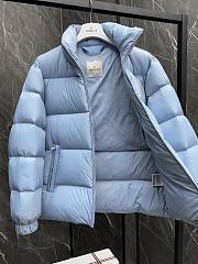 Moncler Citala short down blue jacket - 2