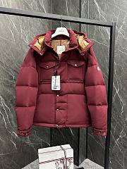 MONCLER Fornas Bordeaux Down Jacket - 1