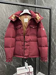 MONCLER Fornas Bordeaux Down Jacket - 5