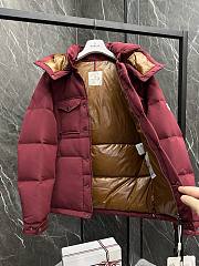 MONCLER Fornas Bordeaux Down Jacket - 4