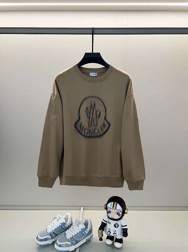 Moncler Logo cotton jersey sweater - 1
