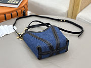Chloé Small Chloé Spin Tote Bag In Denim size 18x19x8 cm - 5