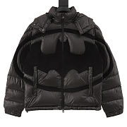 Moncler Solander Batman Hooded Down Jacket Black - 6