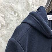 Thom Browne 4 Bar Striped Preppy Royal Hoodie Sport Coat Jacket Blazer - 3