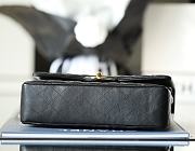 Chanel 1112 classic double flap bag Lambskin Black Gold Hardware - 4