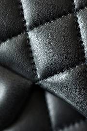 Chanel 1112 classic double flap bag Lambskin Black Gold Hardware - 6