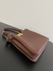 FENDI PEEKABOO Soft Medium Burgundy size 33x10x25.5 cm - 3