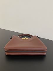 FENDI PEEKABOO Soft Medium Burgundy size 33x10x25.5 cm - 2